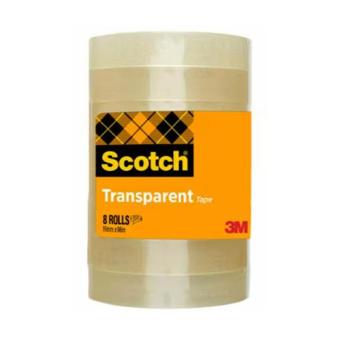 3M SCOTCH 508 TAPE NASTRO ADESIVO 19MMx66M CONF. 8 Pz.