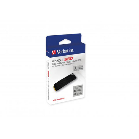 Verbatim Vi7000G 1 TB M.2 PCI Express 4.0 NVMe (Verbatim Vi7000 PCle NVMe M.2 SSD 1TB)