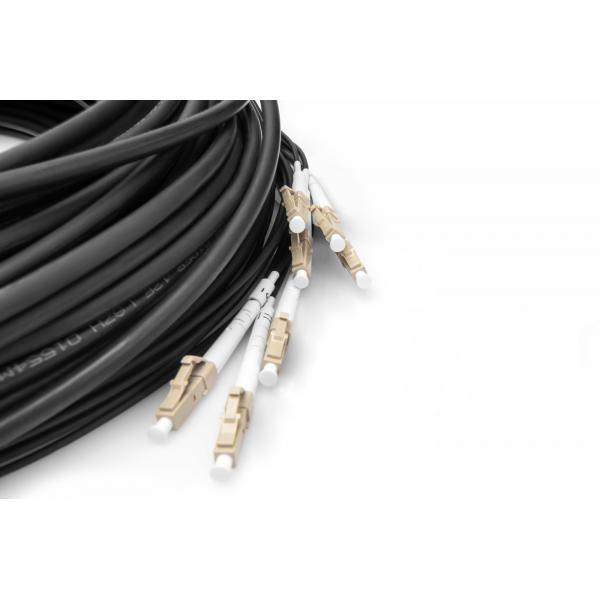 Digitus Cavo breakout universale in fibra ottica dotato di terminali, Multimode OM4, 8 fibre, LC/UPC - LC/UPC