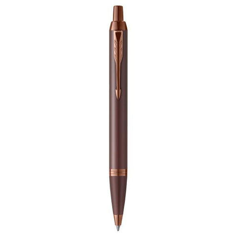 PARKER IM MONOCHROME PENNA SFERA A SFERA A SCATTO PUNTA M FUSTO E PUNTALE BORDEAUX INCHIOSTRO BLU CONFEZIONE REGALO