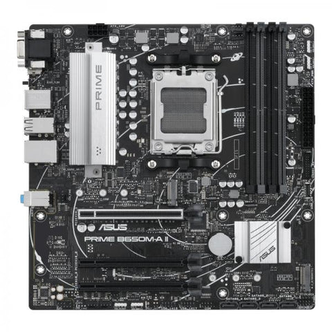 ASUS PRIME B650M-A II-CSM AMD B650 Socket AM5 micro ATX (Asus PRIME B650M-A II-CSM - Corporate Stable Model, AMD B650, AM5, Micro ATX, 4 DDR5, VGA, HDMI, DP, 2.5G LAN, 2x M.2)