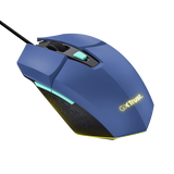 TRUST GXT 109B FELOX MOUSE GAMING AMBIDESTRO 6 TASTI 6.400 DPI 60 ips INTERFACCIA USB A BLU