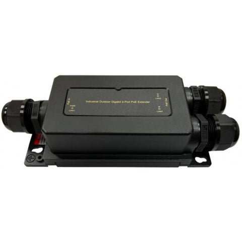 LevelOne POR-1322 moltiplicatore di rete Ripetitore di rete Nero (LevelOne 1x Industrial POR-1322 IP67 P)