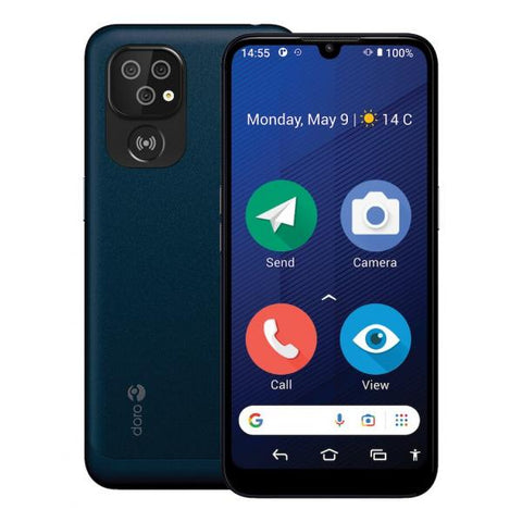 Doro 8200 15,5 cm (6.1") Android 12 4G USB tipo-C 4 GB 64 GB 3000 mAh Nero