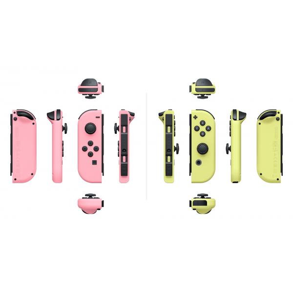 NINTENDO SWITCH SET 2 JOY-CON ROSA/GIALLO PASTELLO IT
