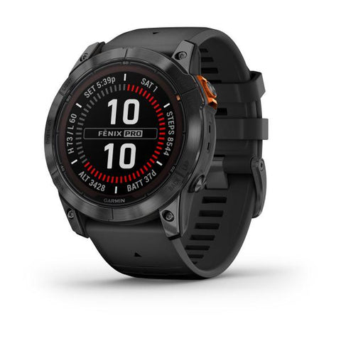 Garmin fenix 7X Pro 3,56 cm (1.4") MIP 51 mm Digitale 280 x 280 Pixel Touch screen Grigio Wi-Fi GPS (satellitare)