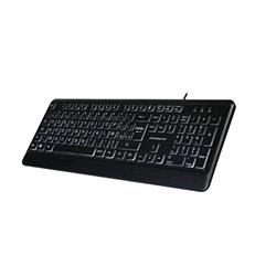 MEDIACOM CX219 TASTIERA USB CON TASTI RIALZATI RETROILLUMINATI 108 TASTI DESIGN SOTTILE BLACK