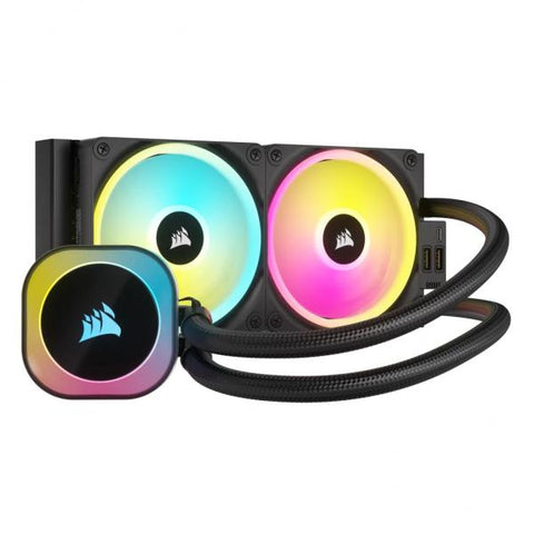 Corsair H100I Processore Kit di raffreddamento a liquido 12 cm Nero (Corsair iCUE Link H100i RGB 240mm AIO)