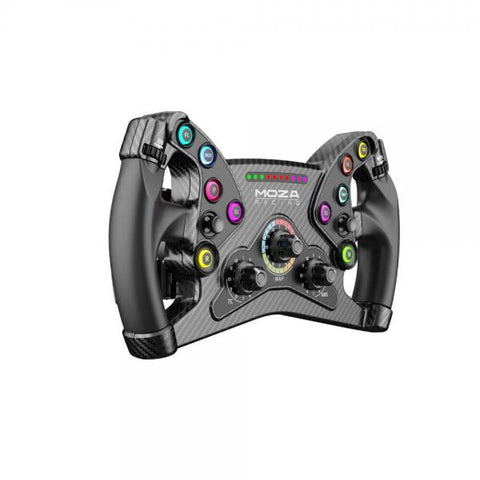 MOZA RACING KS FORMULA STEERING WHEEL VOLANTE IN STILE BUTTERFLY PER PC DA 300mm RGB