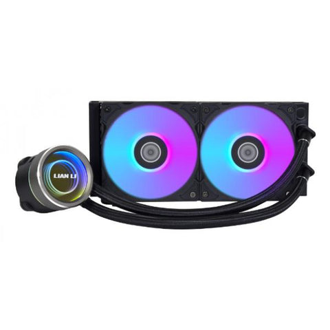 Lian Li GA II Trinity Case per computer Raffreddatore di liquidi tutto in uno 12 cm Nero 1 pz (Lian Li Galahad II Trinity AIO 240mm ARGB All In One CPU Cooler - Black)