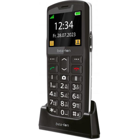 Beafon SL260 5,59 cm (2.2") 90 g Nero, Argento Telefono cellulare basico