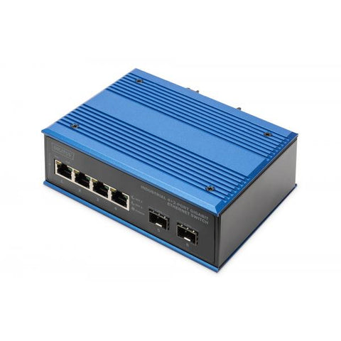 Digitus Switch industriale a 4+2 porte Gigabit Ethernet (INDUSTRIAL 4+2 -PORTG E SWITCH)