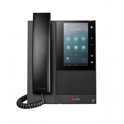 Poly CCX 505 Business Media Phone with Open SIP and PoE-enabled - Replaces Poly SKU 2200-49735-025