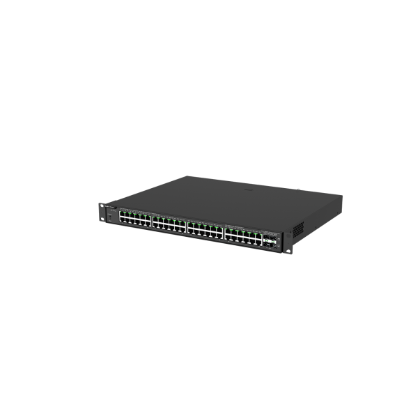 48 ? 10/100/1000Base-T copper ports with auto-negotiation 4 ? 1GE SFP ports fixed single AC power supply PoE/PoE+ power supply 370 W PoE power supply