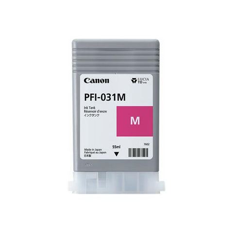 CANON SERBATOIO INCH. MAGENTA PFI-031M SINGOLO (55ML) X TM-240 TM-340 6265C001