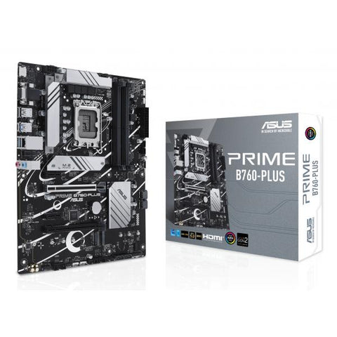 ASUS MB B760, PRIME B760-PLUS, LGA 1700, 4DDR5, USB 3.2 GEN 2X2, 90MB1EF0-M0EAY0