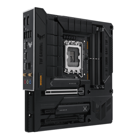 ASUS TUF GAMING B760M-BTF WIFI Intel B760 LGA 1700 micro ATX (Asus TUF GAMING B760M-BTF WIFI, Intel B760, 1700, Micro ATX, 4 DDR5, HDMI, DP, Wi-Fi 6, 2.5G LAN, PCIe5, 3x M.2 *Requires a BTF Compatibl