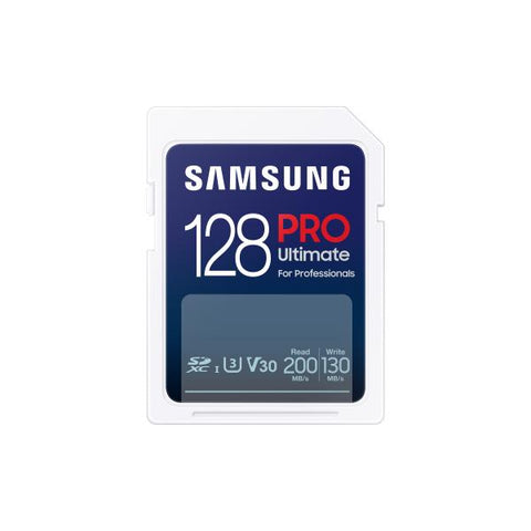 SAMSUNG PRO ULTIMATE SD CARD 128GB UHS-I U3, Fino a 200 MB/S