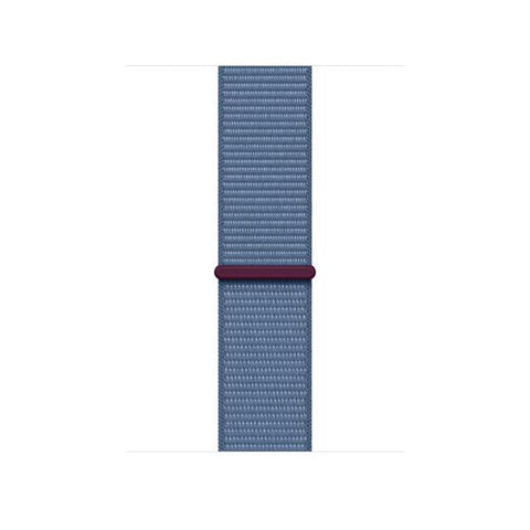 Apple MT5H3ZM/A accessorio indossabile intelligente Band Blu Nylon, Poliestere riciclato, Spandex (-APPLE WATCH 45 WINTER BLUE SL)