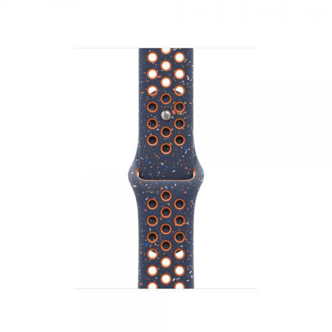 Apple MUUU3ZM/A accessorio indossabile intelligente Band Blu Alluminio, Fluoroelastomero (-APPLE WATCH 41 BLUE FLAME NSB M/L)