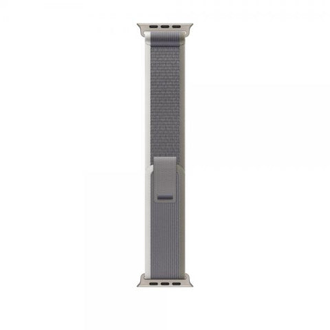 Apple MT5Y3ZM/A accessorio indossabile intelligente Band Verde, Grigio Nylon, Poliestere riciclato, Titanio, Spandex (*APPLE WATCH 49 GREEN/GRAY TL S/M)