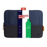 TRUST LISBOA CUSTODIA PER NOTEBOOK FINO A 13.3" NERO/BLU