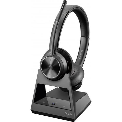POLY Savi 7320-M Auricolare Wireless A Padiglione Ufficio Nero