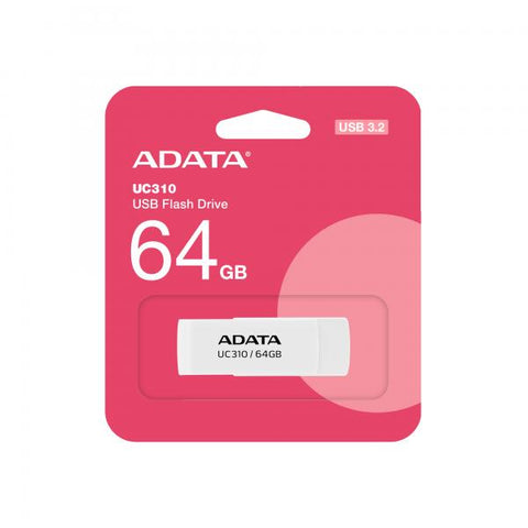 ADATA UC310 CHIAVETTA USB-A 64GB USB 3.2 Gen 1 (3.1 Gen 1) CHIUSURA GIREVOLE BIANCO
