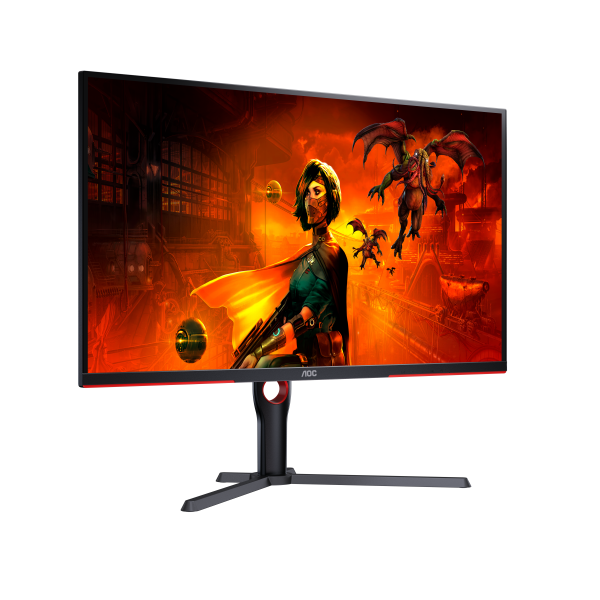 AOC G3 U32G3X LED display 80 cm (31.5") 3840 x 2160 Pixel 4K Ultra HD Nero, Rosso