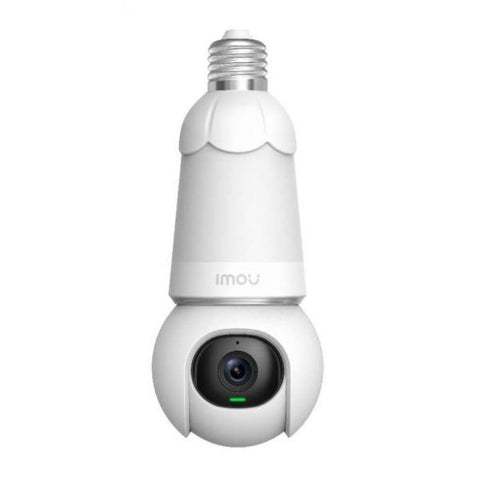 IMOU BULB CAM TELECAMERA DI RETE 3MP 2K MOTORIZZATA ATTACCO E27 INDOOR CON LUCE H.265 - 2304 x 1296 - 2,80 mm Fisso Lens