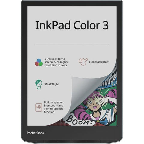 PocketBook InkPad Color 3 Stormy Sea lettore e-book Touch screen 32 GB Wi-Fi Grigio (PocketBook InkPad Color 3 stormy sea)