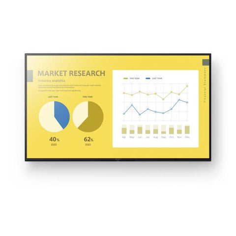 Sony FW-43EZ20L visualizador de mensajes Panel plano para señal digital 109,2 cm (43") LED Wi-Fi 350 cd/m 4K Ultra HD Nero Android 16/7
