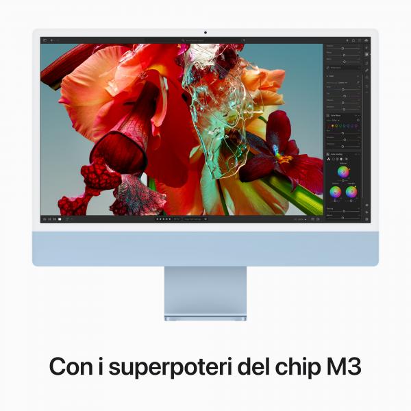 AIO IMAC 24M3 8C./GPU 8CORE BLU 8GB/256GB SSD. 4.5K