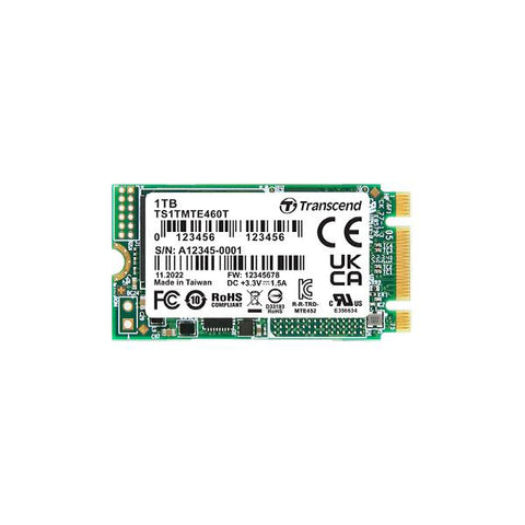 Transcend MTE460T 128 GB M.2 PCI Express 3.1 NVMe 3D NAND