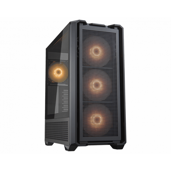 COUGAR MX600 RGB FULL TOWER HIGH PERFORMANCE MESH PC GAMING CASE VETRO TEMPERATO NERO