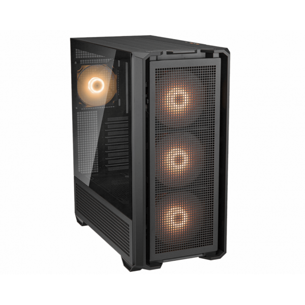 COUGAR MX600 RGB FULL TOWER HIGH PERFORMANCE MESH PC GAMING CASE VETRO TEMPERATO NERO