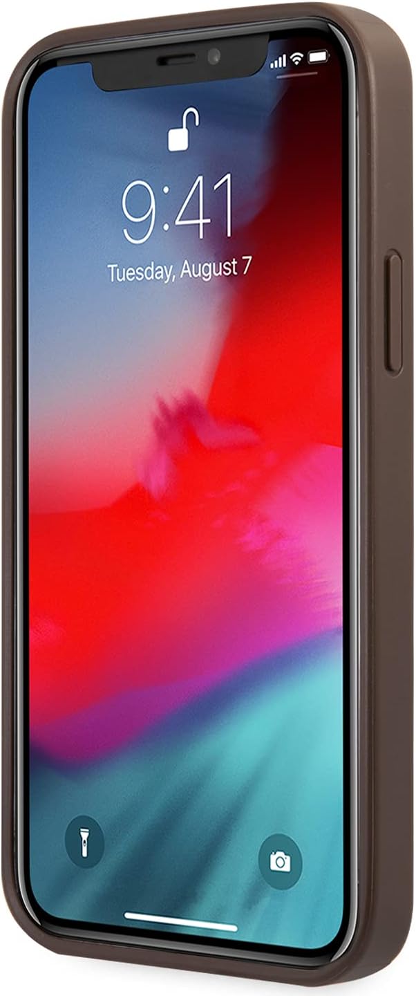 *** GUESS Hard Cover 4G Metal Logo Brown, fr Apple iPhone 12 / 12 Pro, GUHCP12M4GMGBR, Blister (GUHCP12M4GMGBR)