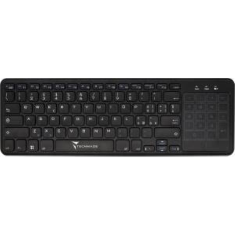 Techmade Tastiera Wireless TM-BK268T con Touchpad Black
