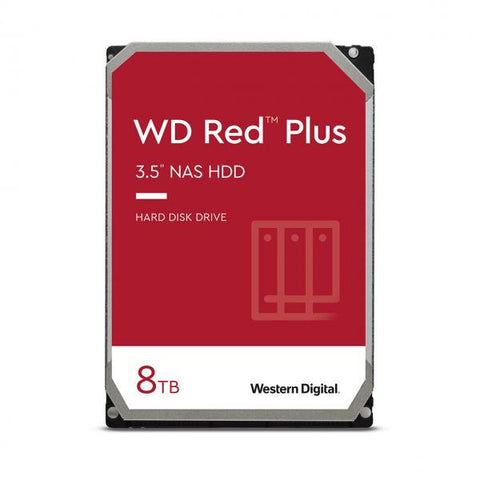 WESTERN DIGITAL RED PLUS HDD 8.000GB SATA III 3.5" BUFFER 256MB