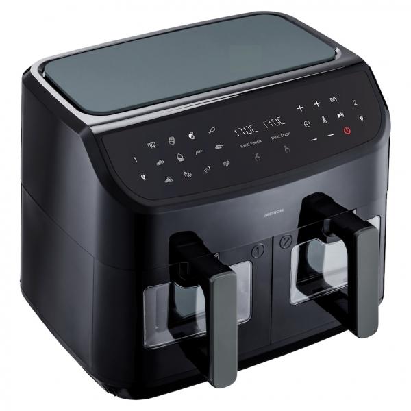 MEDION LIFE P20 Doppia 8,7 L 2600 W Friggitrice ad aria calda Nero