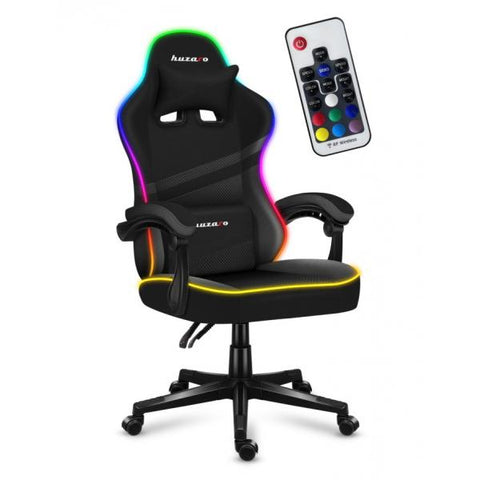 Huzaro FORCE 4.4 RGB Sedia da gaming per PC Seduta a dondolo (culla) Nero