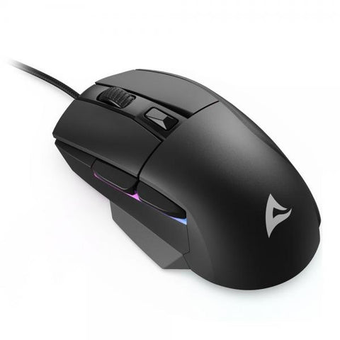 SHARKOON SKILLER SGM35 MOUSE OTTICO GAMING MANO DESTRA USB-A 6.400 DPI NERO