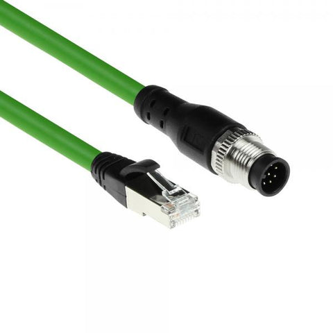ACT SC3818 cavo di rete Nero, Verde 15 m Cat5e SF/UTP (S-FTP)