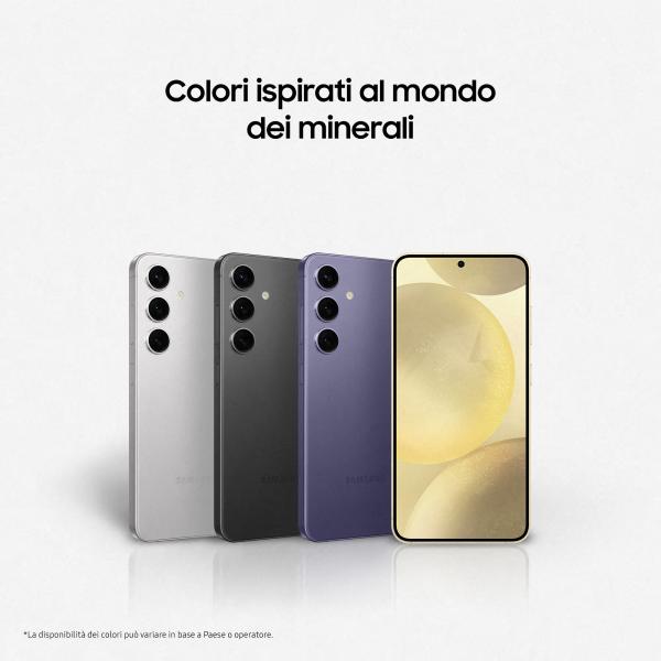 SAMSUNG S921 GALAXY S24 5G 6.2" FHD+ OCTA CORE 256GB RAM 8GB 5G Ai INTELLIGENZA ARTIFICIALE ITALIA ONYX BLACK