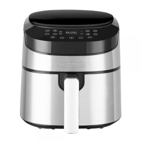 Gastroback Design Air Pro Singolo 3,7 L Indipendente 1300 W Friggitrice ad aria calda Nero, Acciaio inox