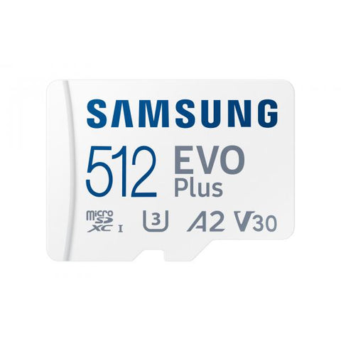 SAMSUNG EVO PLUS 512GB MICRO SDXC U3, V30, A2