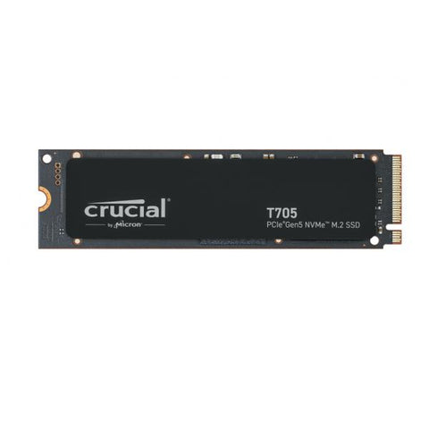 CRUCIAL T705 SSD 4TB M.2 2280 NVMe CRITTOGRAFATO PCI Express 5.0 TCG Opal Encryption 2.01 NERO