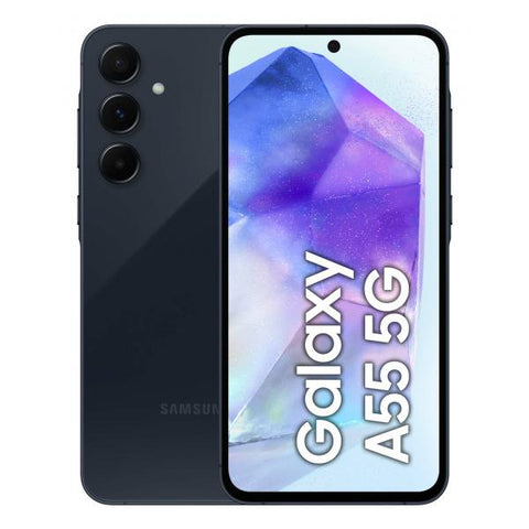 Samsung Galaxy A55 5G Display FHD+ Super AMOLED 6.6, Android 14, 8GB RAM, 128GB, Dual SIM, Batteria 5.000 mAh, Awesome Navy