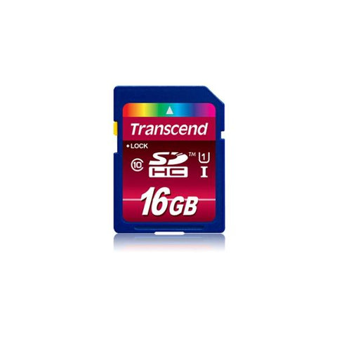 Transcend TS16GSDHC10U1 memoria flash 16 GB SDHC MLC Classe 10