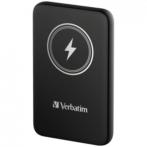 VERBATIM POWERBANK 10.000mAh MAGNETICO WIRELESS NERO